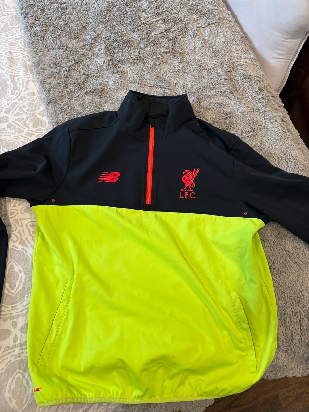 New Balance Liverpool FC Quarter-Zip Pullover & Nike Full Zip Hooded Sweatshirt - Picture 3 of 3
